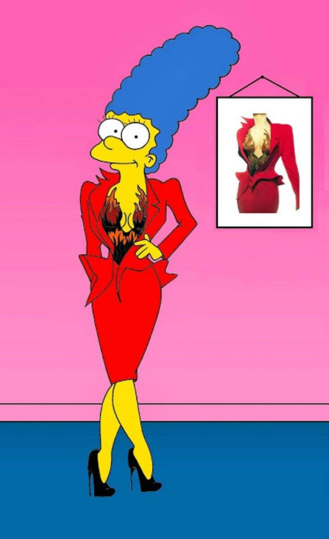 margesimpsonthierrymuglerartcartoonillustrationsatiresketchfashionluxurystyleiconicdressesallthetimethesimspsonshumorchicbyalexsandropalombo.jpg
