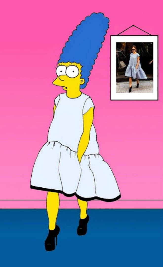 margesimpsonvictoriabeckhamartcartoonillustrationsatiresketchfashionluxurystyleiconicdressesallthetimethesimspsonshumorchicbyalexsandropalombo.jpg