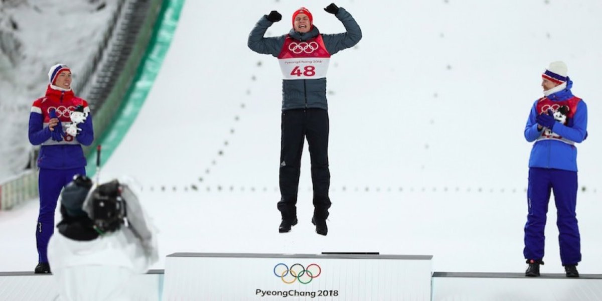 Sorprenden robots esquiadores en Juegos Olímpicos de Pyeongchang