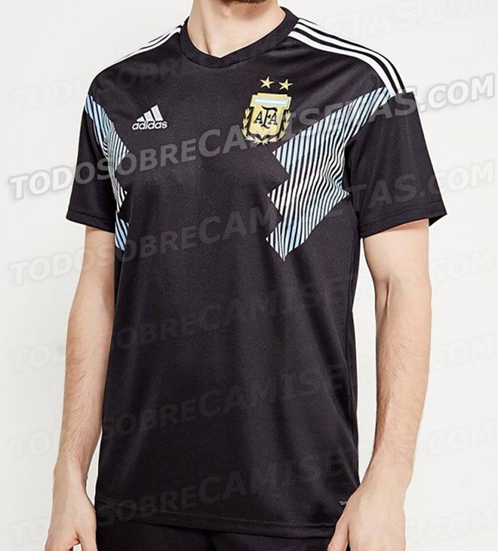 Playera visitante de Argentina
