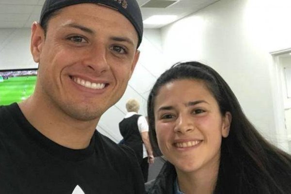 Chicharito y Carla Salcedo