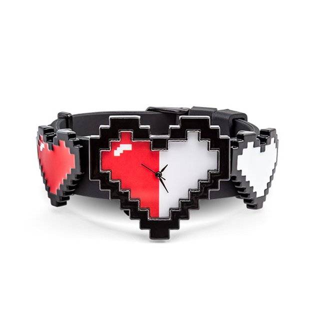 Reloj de corazones 8-Bit