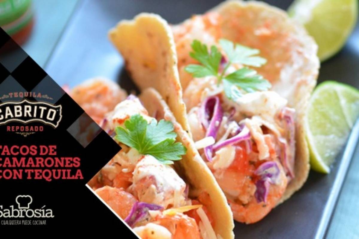 Tacos de camarón al tequila Sabrosía Nueva Mujer