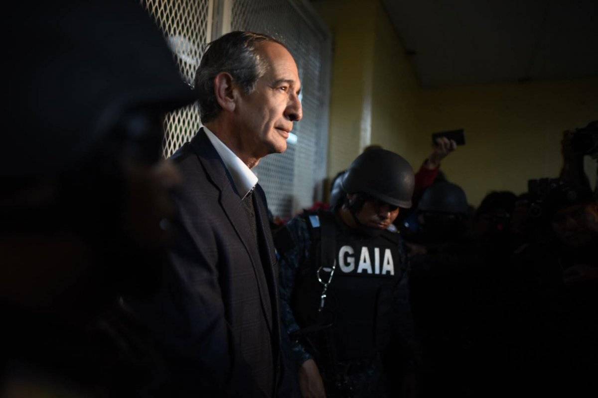 Álvaro Colom, detenido en Guatemala