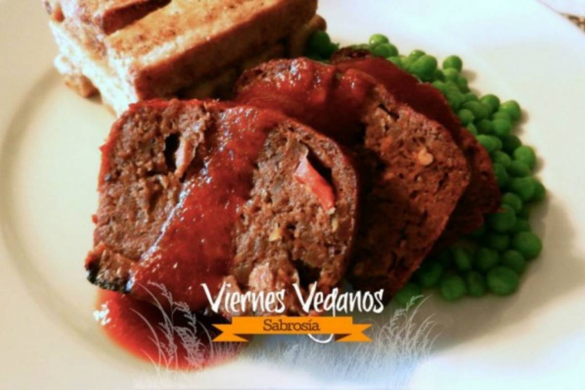 Pastel de "carne" vegano Sabrosía Nueva Mujer