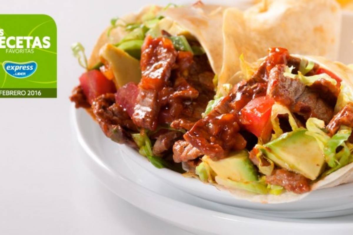 Wrap de carne a la parrilla, mi receta favorita de express de Lider