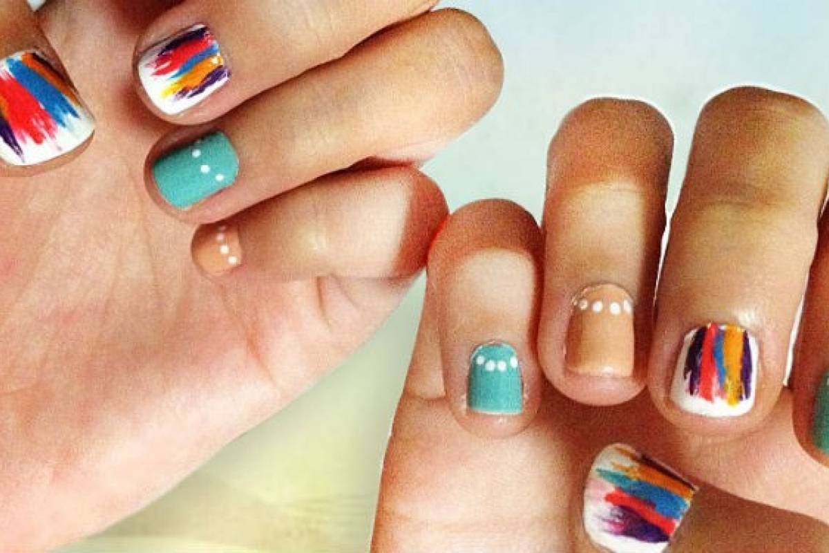 7. Nail Art with Scotch Tape: Step by Step Guide - wide 6