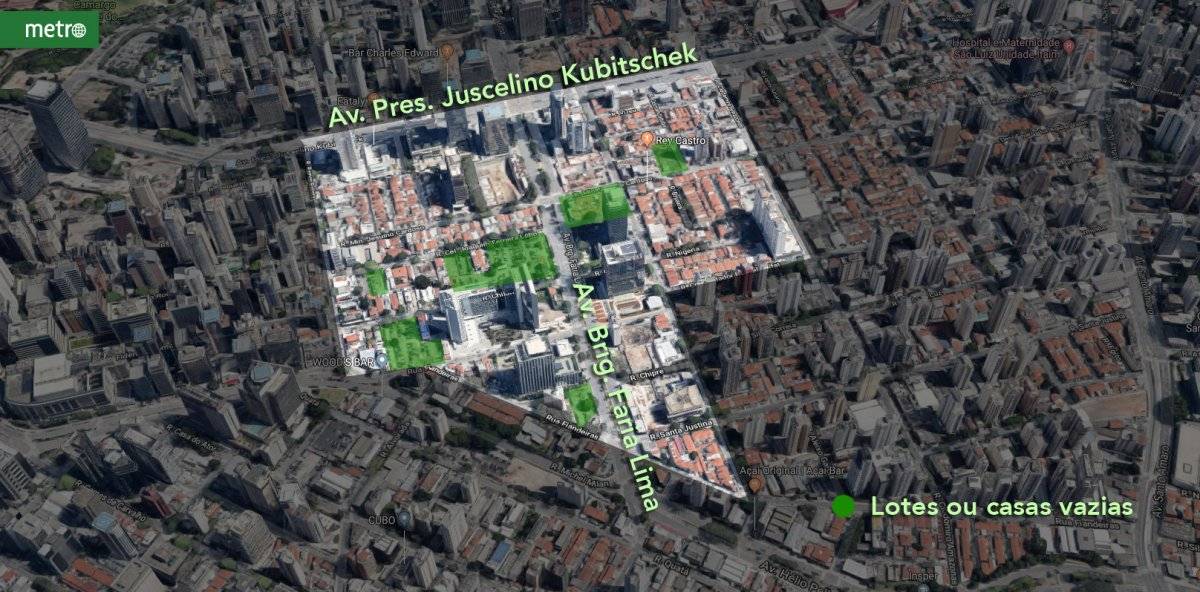mapa faria lima
