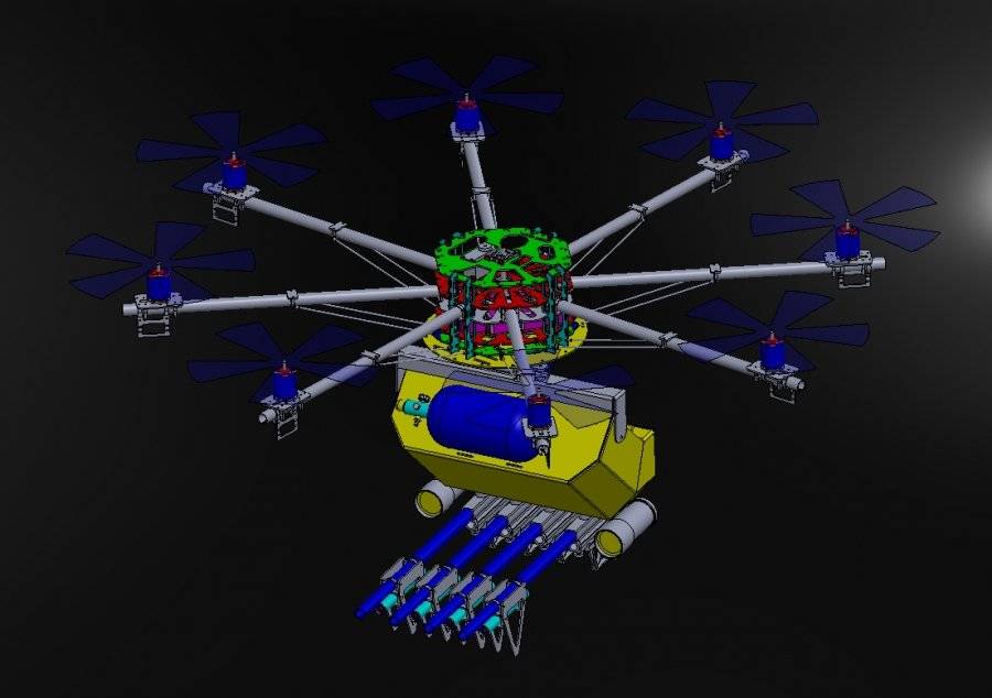 Dron disturbios
