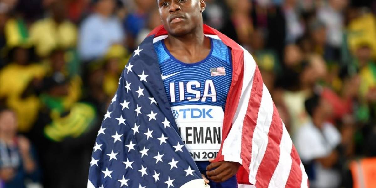 Christian Coleman no dejó dudas como el hombre más rápido del mundo