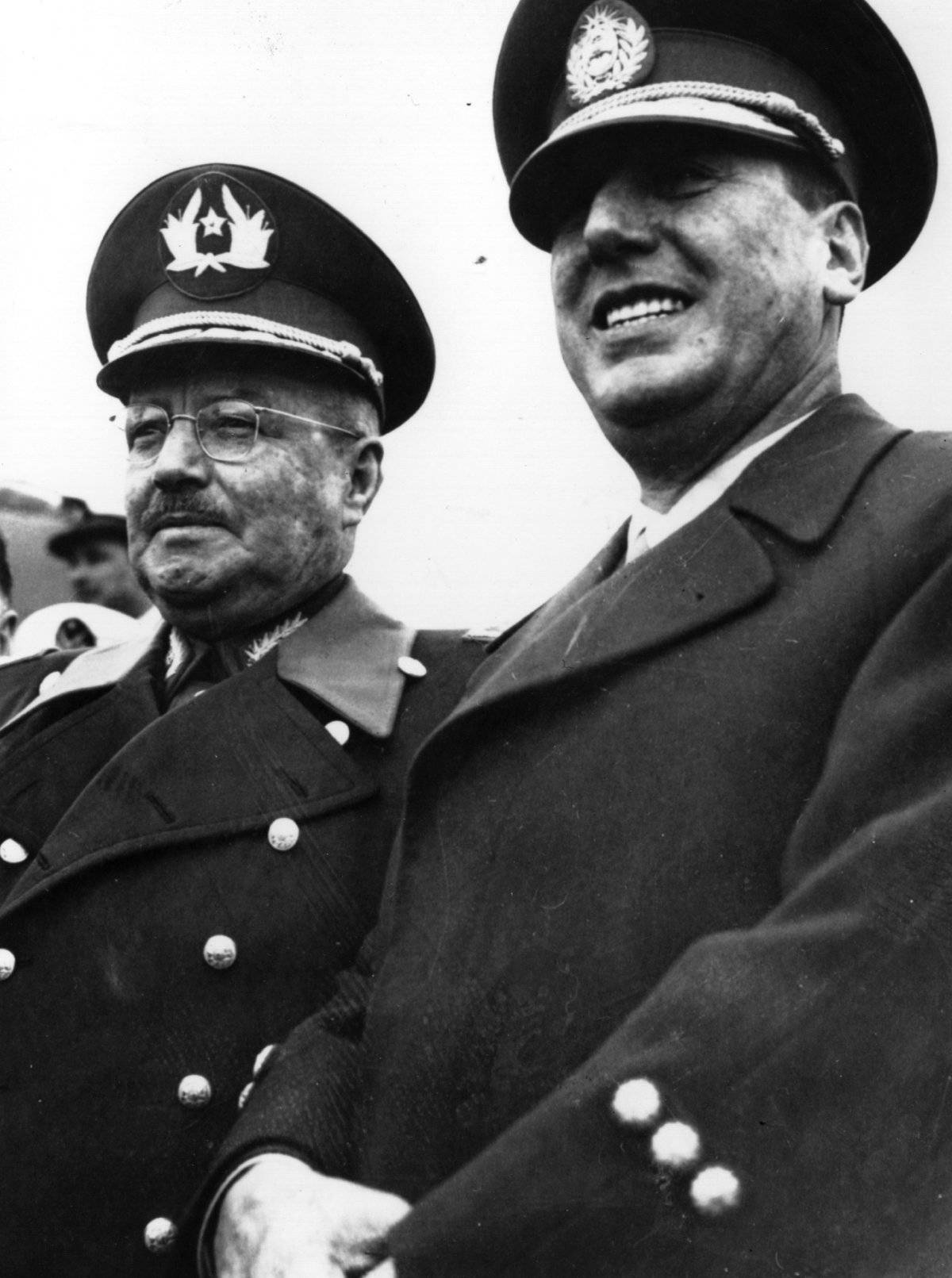 Carlos Ibáñez y Juan Perón