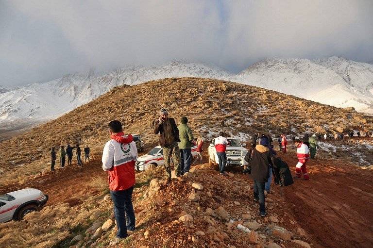 Búsqueda de avión siniestrado en Irán