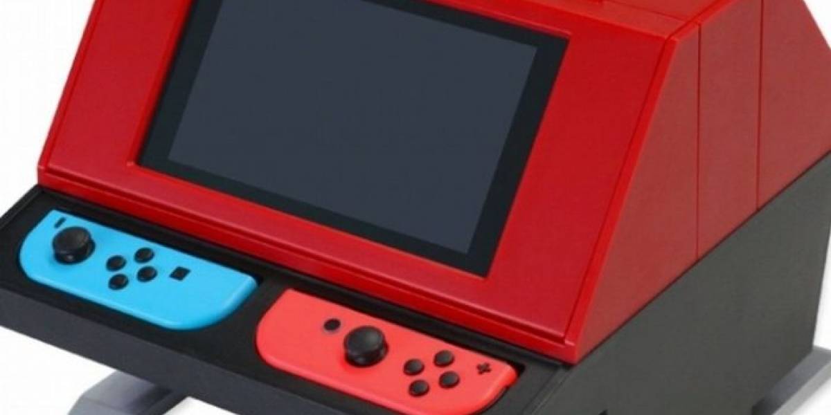 Crean accesorio que convierte a la Nintendo Switch en un gabinete arcade
