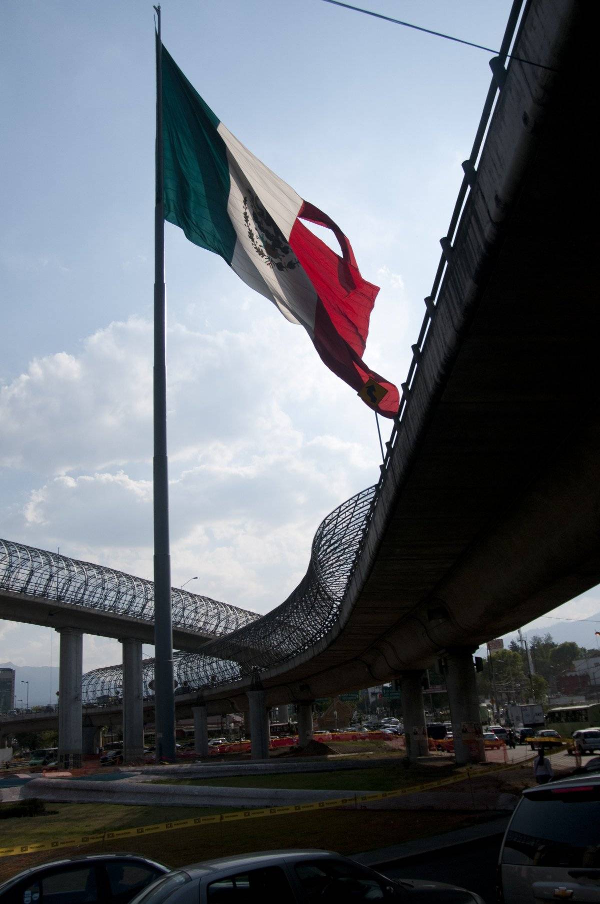 Bandera monumental.