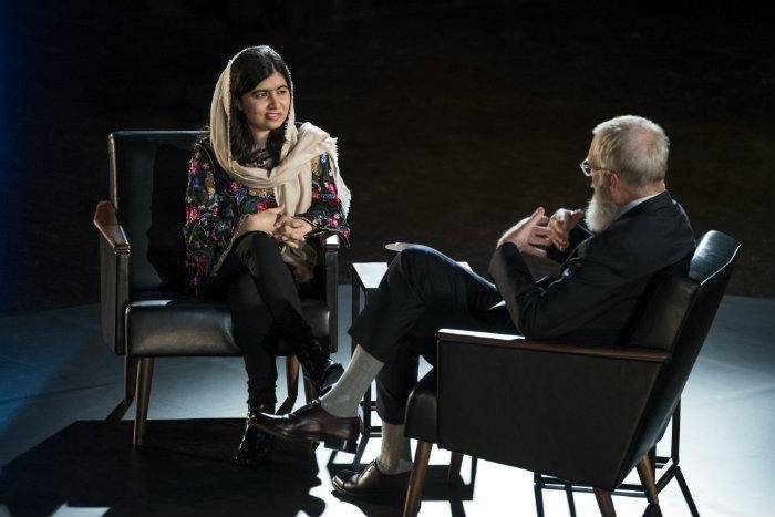 No necesitan presentación con David Letterman: Malala Yousafzai