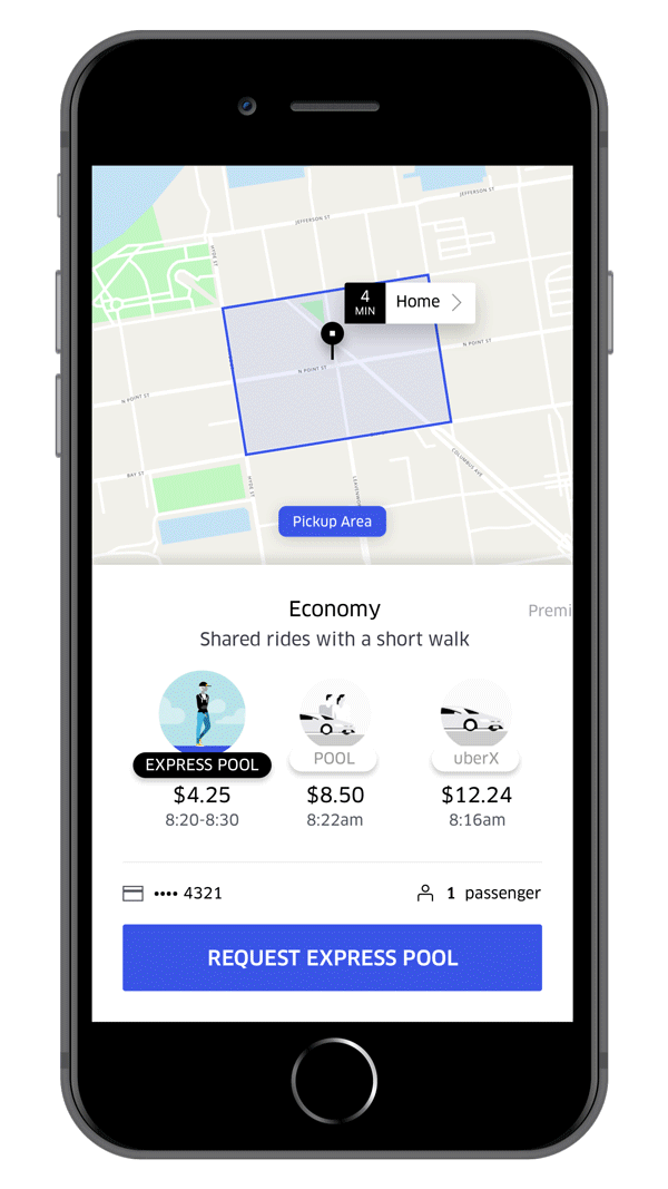 uber express pool