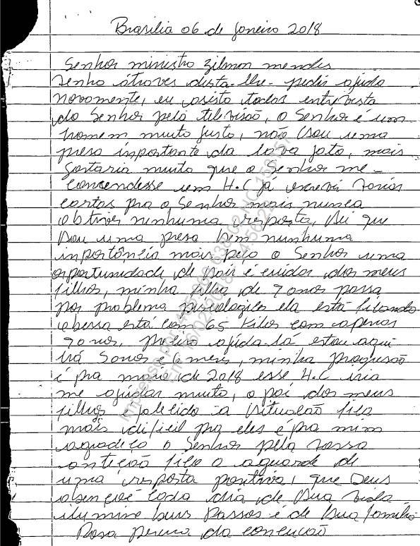 Carta Gilmar Mendes