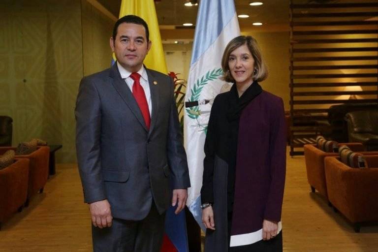 Jimmy Morales en Colombia