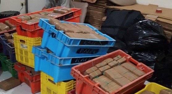 Decomisan en Ecuador 420 bloques de marihuana