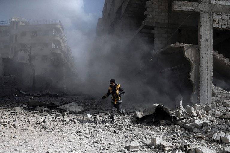 Bombardeos en Siria
