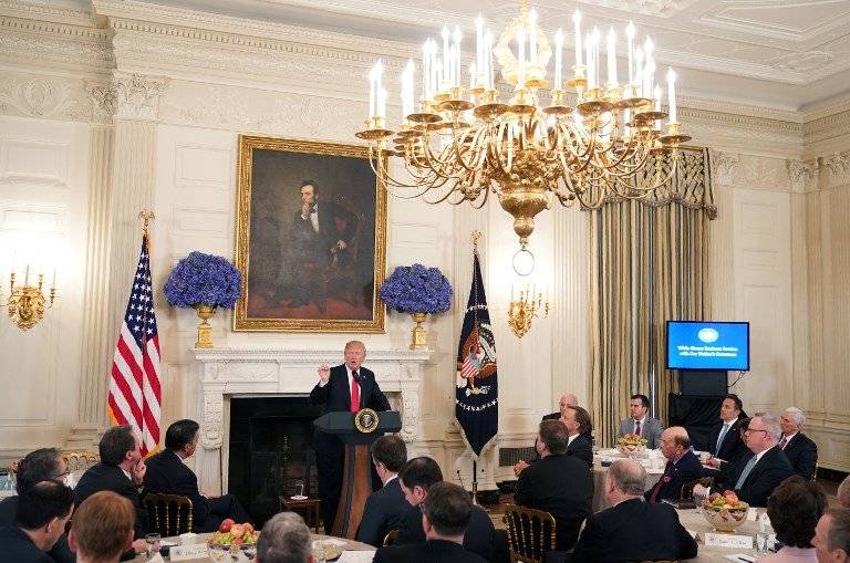 Trump en la Casa Blanca