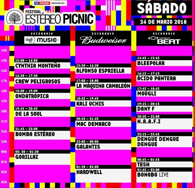 FEP horarios