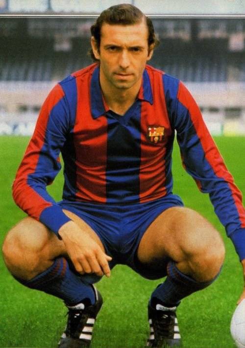 Quini ganó varios títulos con el Barça