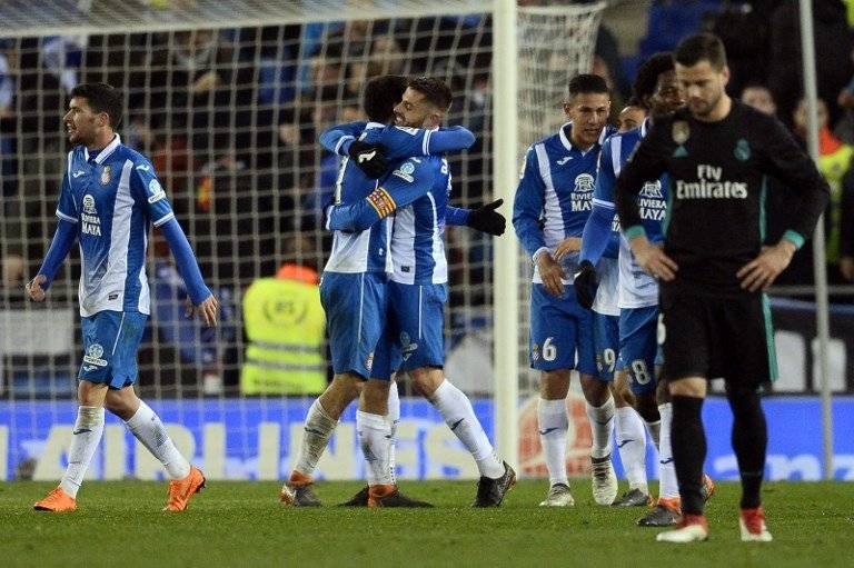 Gol del Espanyol contra el Real Madrid