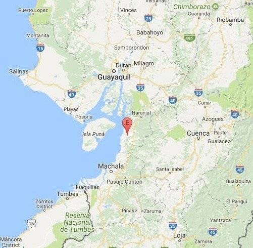 Sismo en GuayasSismo de 4.6 en la escala de Richter se registró en Balao, Guayas