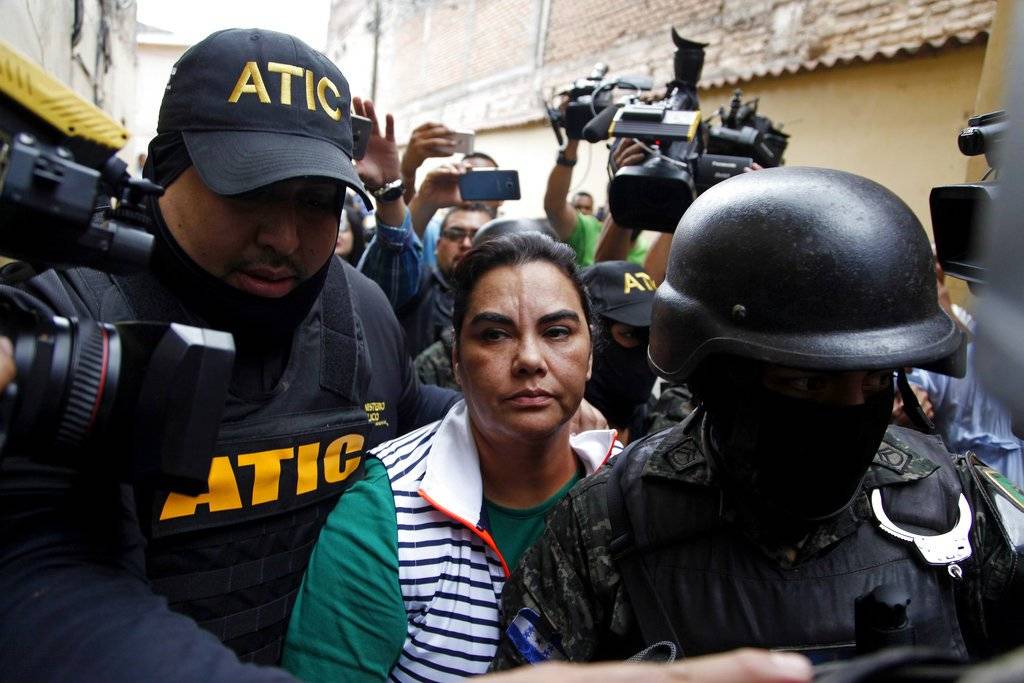 Rosa Elena Bonilla detenida