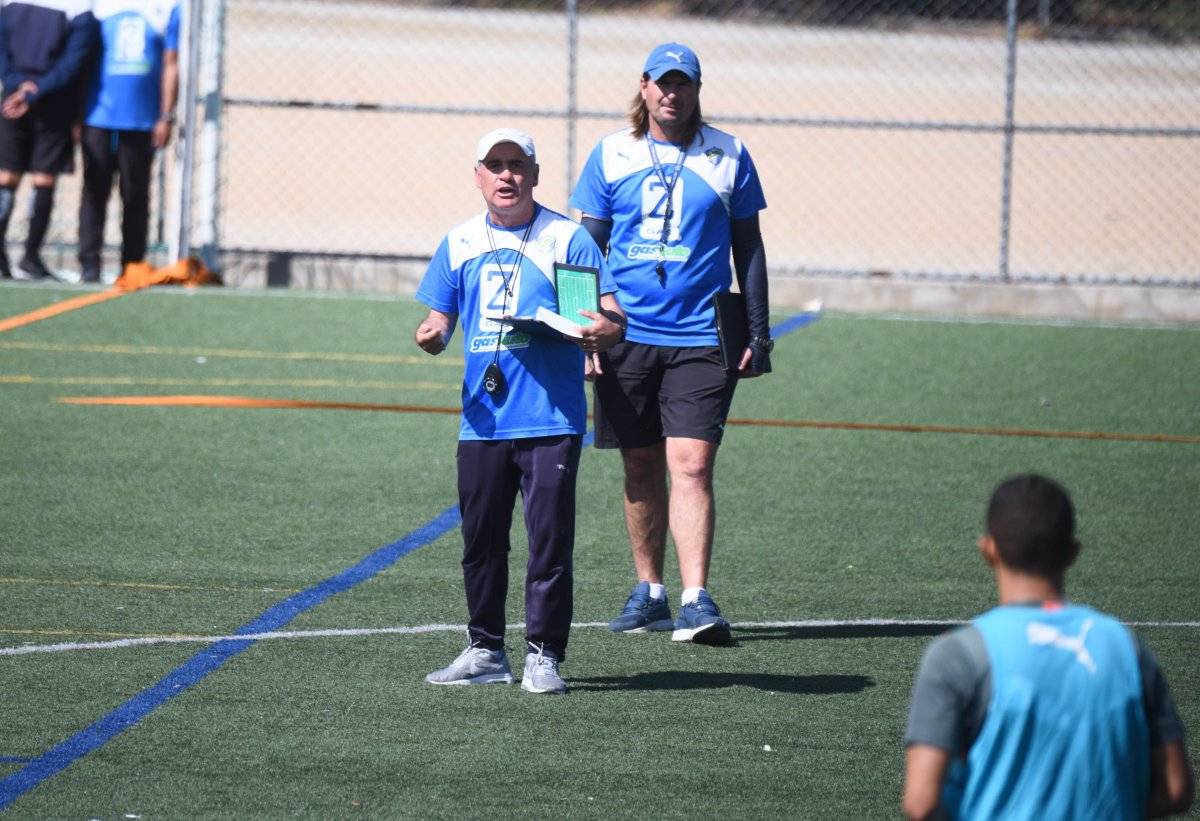 Coito dirigió ayer su primer entreno.