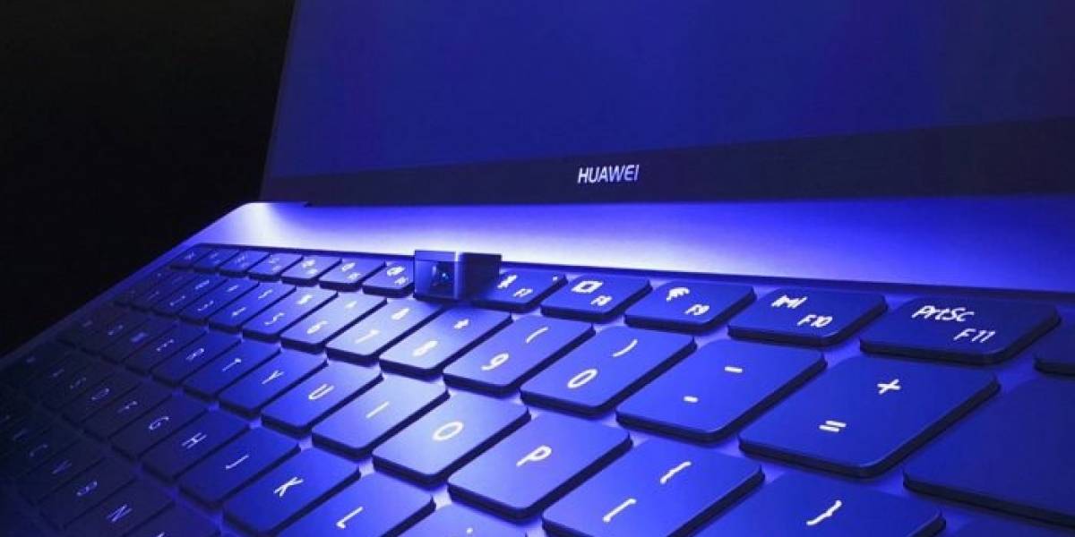 MateBook X Pro de Huawei monta la cámara sobre el teclado #MWC2018