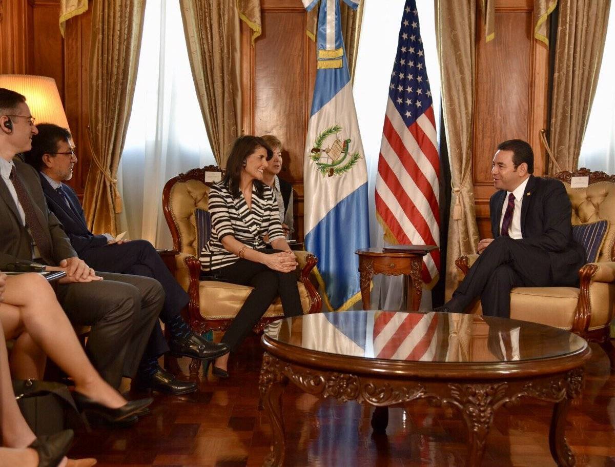 Nikki Haley en Guatemala