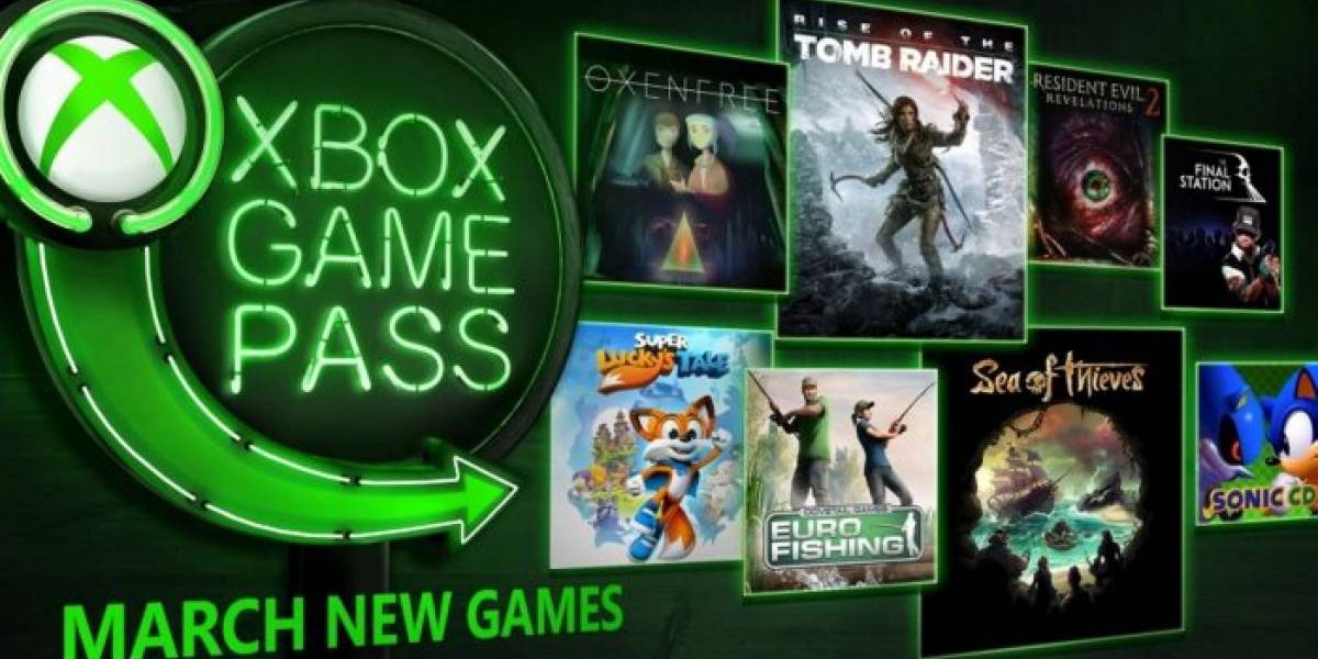 Xbox Game Pass agregará Sea of Thieves, Rise of the Tomb Raider y más