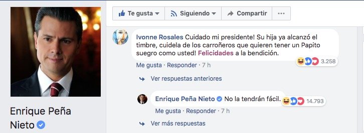 Comentario de Enrique Peña Nieto