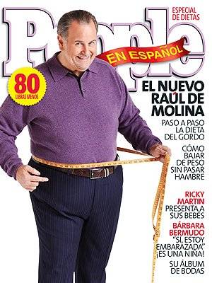 Raúl de Molina baja de peso
