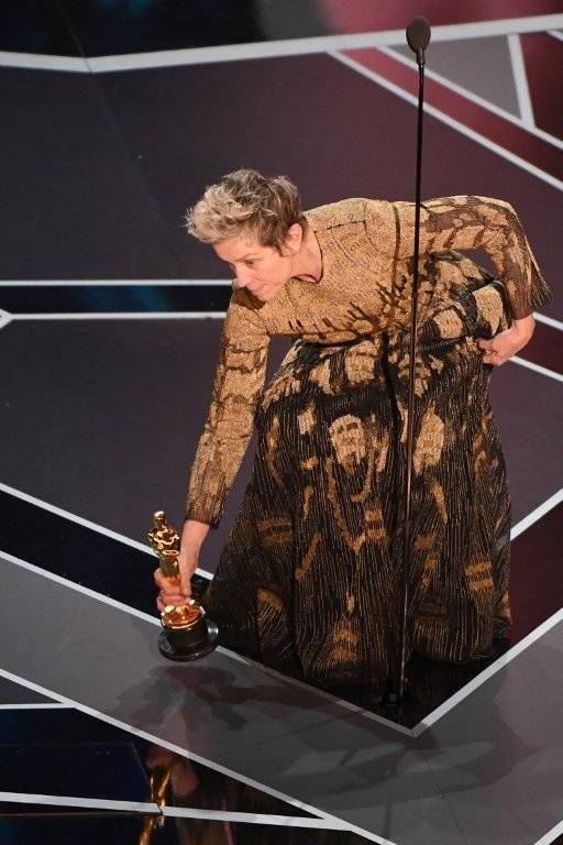 Frances McDormand discurso Oscar 2018