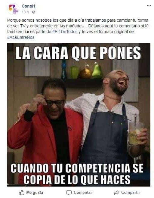 Captura de pantalla Facebook