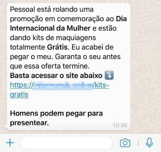 golpe no whatsapp