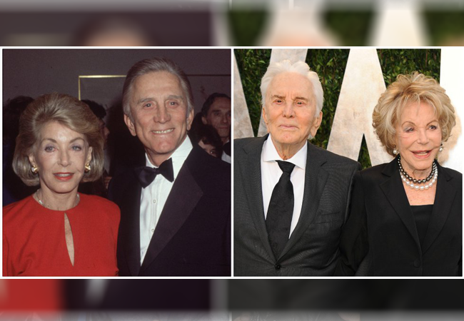 Kirk Douglas y Anne Buydens