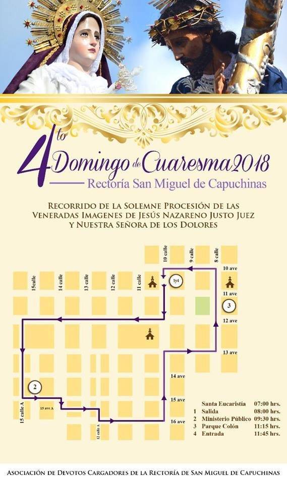Recorrido de Justo Juez