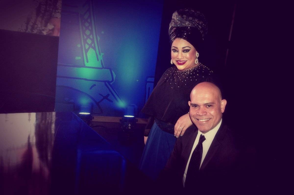 Diomary la Mala y Amaury Sánchez
