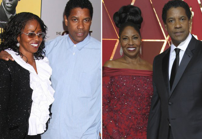 Denzel Washington y Pauletta Pearson