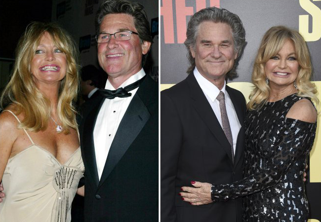 Goldie Hawn y Kurt Russell