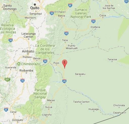 Sismo de 3.7 en la escala de Richter se registró en Puyo, Pastaza