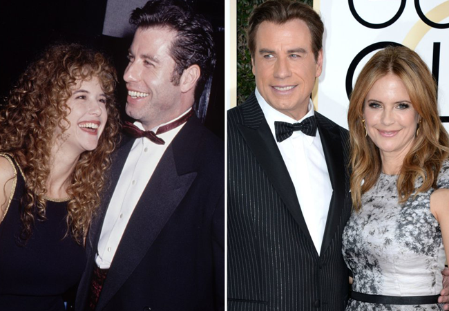 John Travolta y Kelley Preston