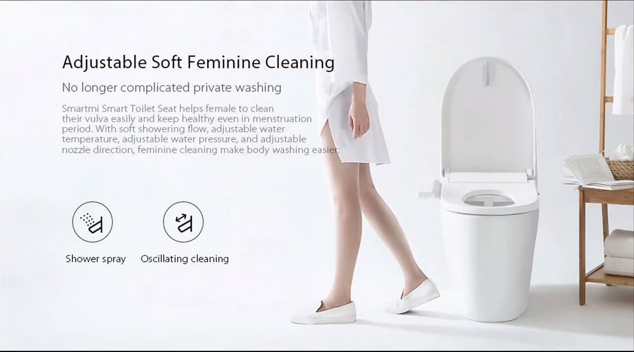 Baño para mujeres Smartmi Small Smart Toilet Seat