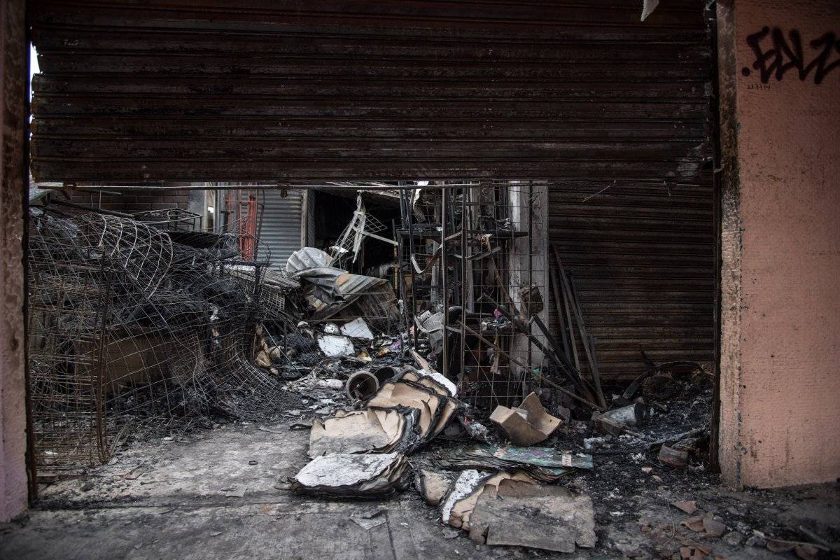 Incendio en el Mercado Hidalgo
