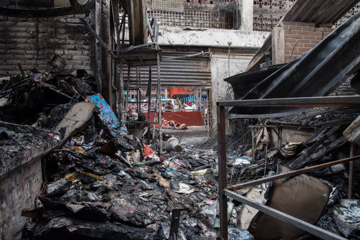 Incendio en el Mercado Hidalgo