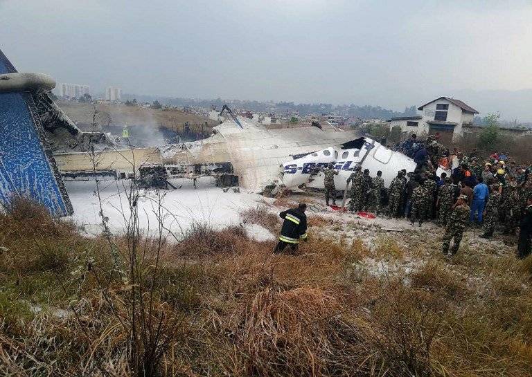 Accidente de avión en Nepal